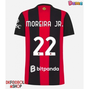 AC Milan Diego Moreira #22 Hjemmebanetrøje Dame 2026-27 Kort ærmer AC Milan Diego Moreira #22 Hjemmebanetrøje Dame 2026-27 Kort ærmer
